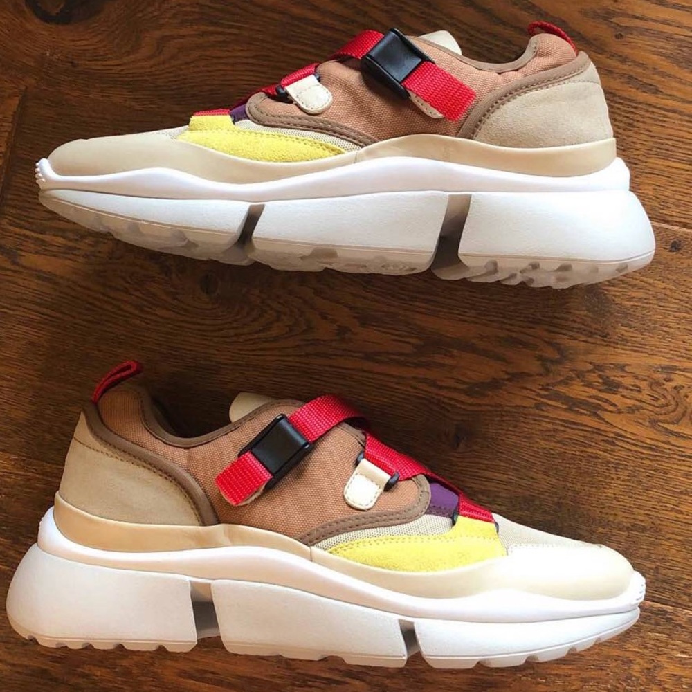 Chloe Sonnie low top sneakers “earthy red” - Picture 2 of 8